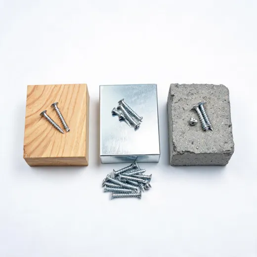 Multi-material construction screws